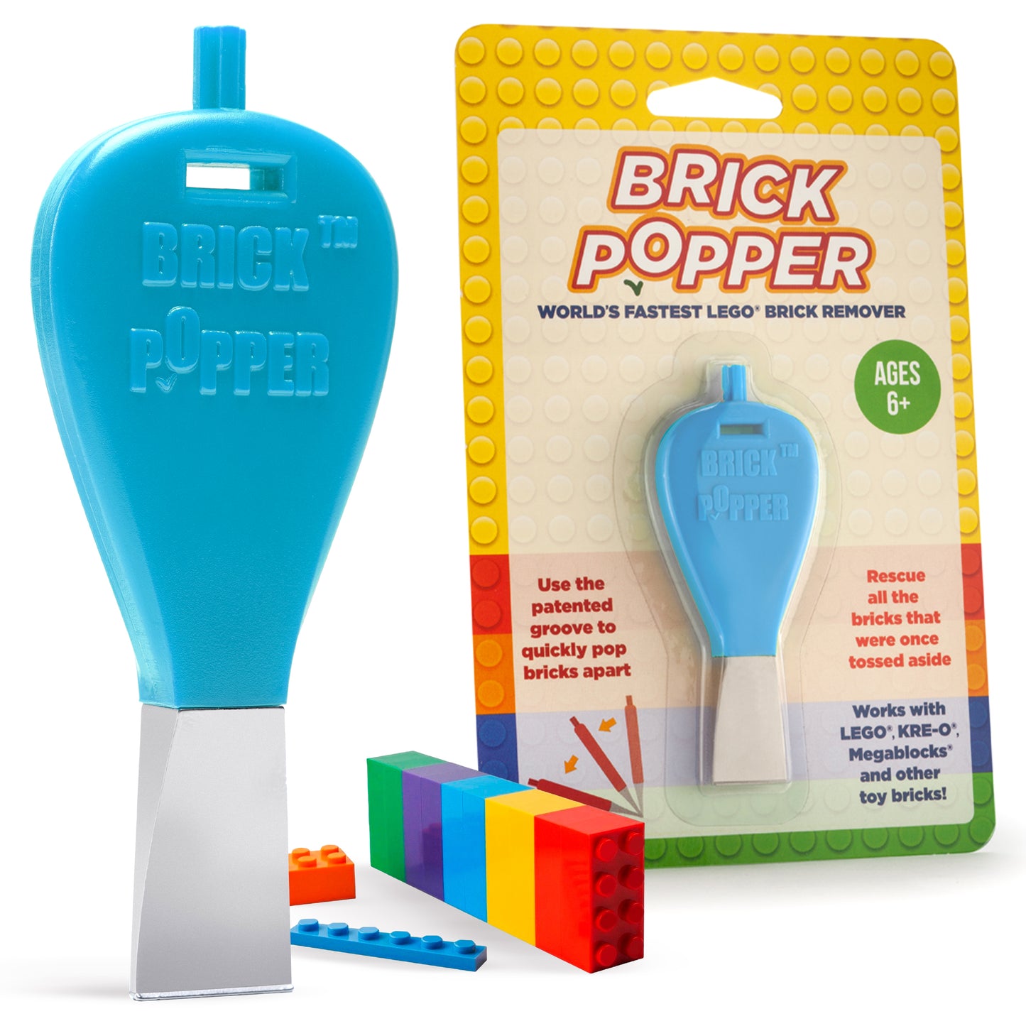 Light Blue LEGO Brick Popper Tool