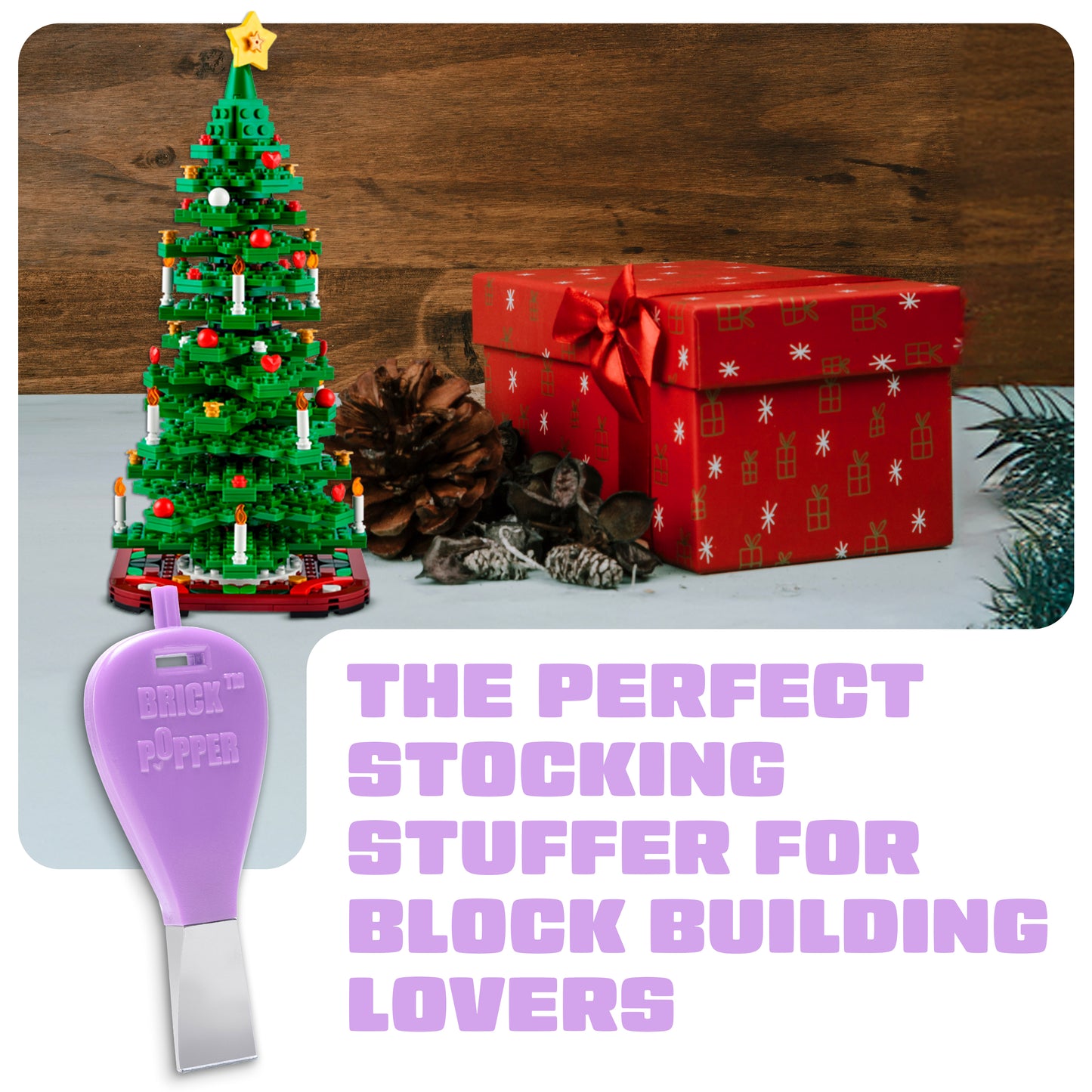 Purple LEGO Brick Popper Tool