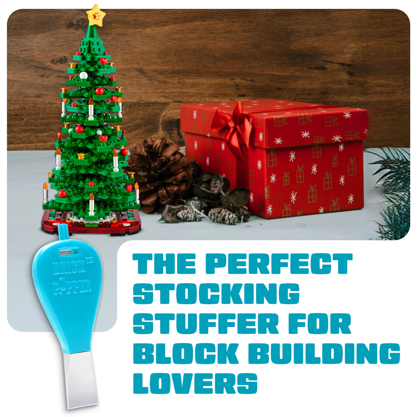 Light Blue LEGO Brick Popper Tool