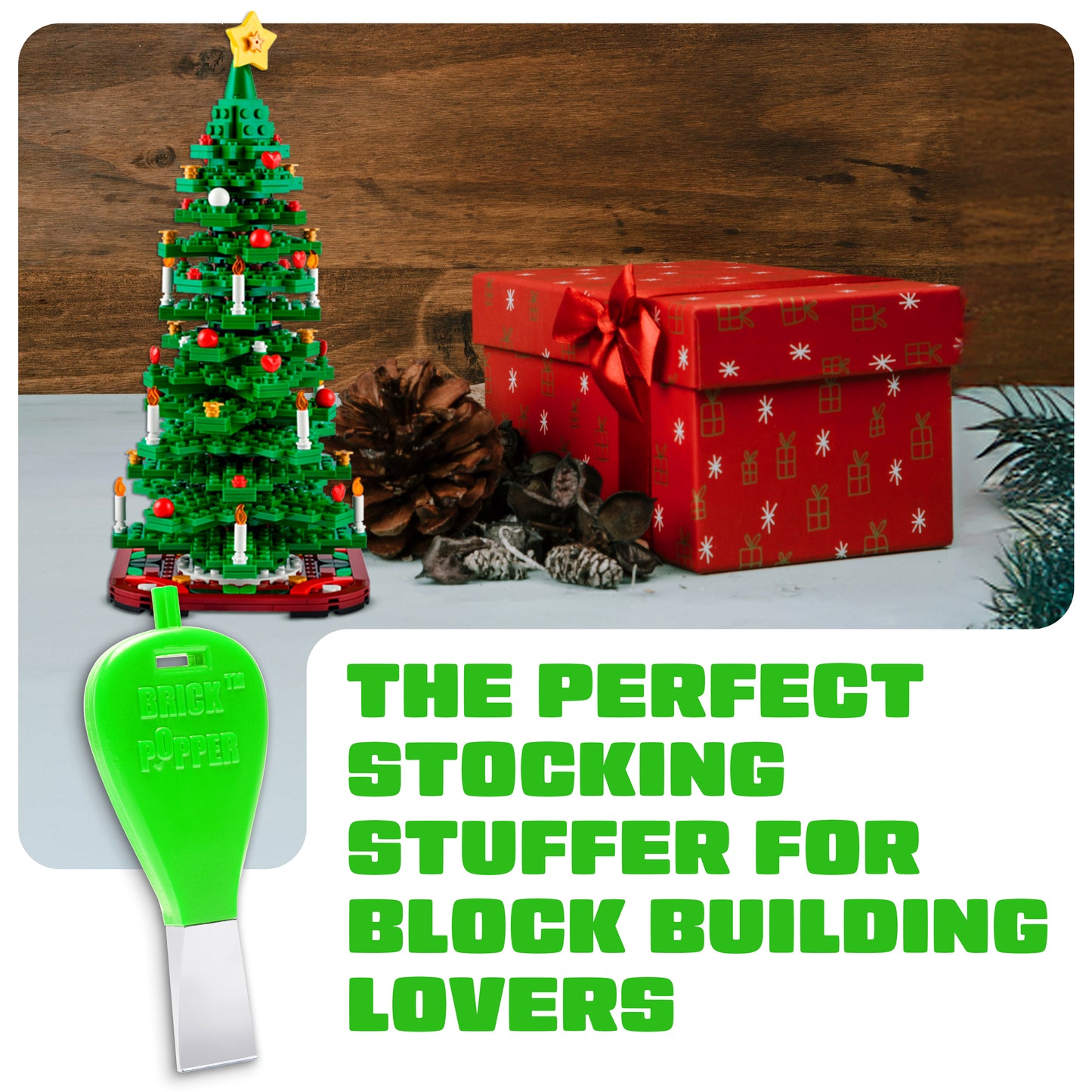 Lime Green LEGO Brick Popper Tool