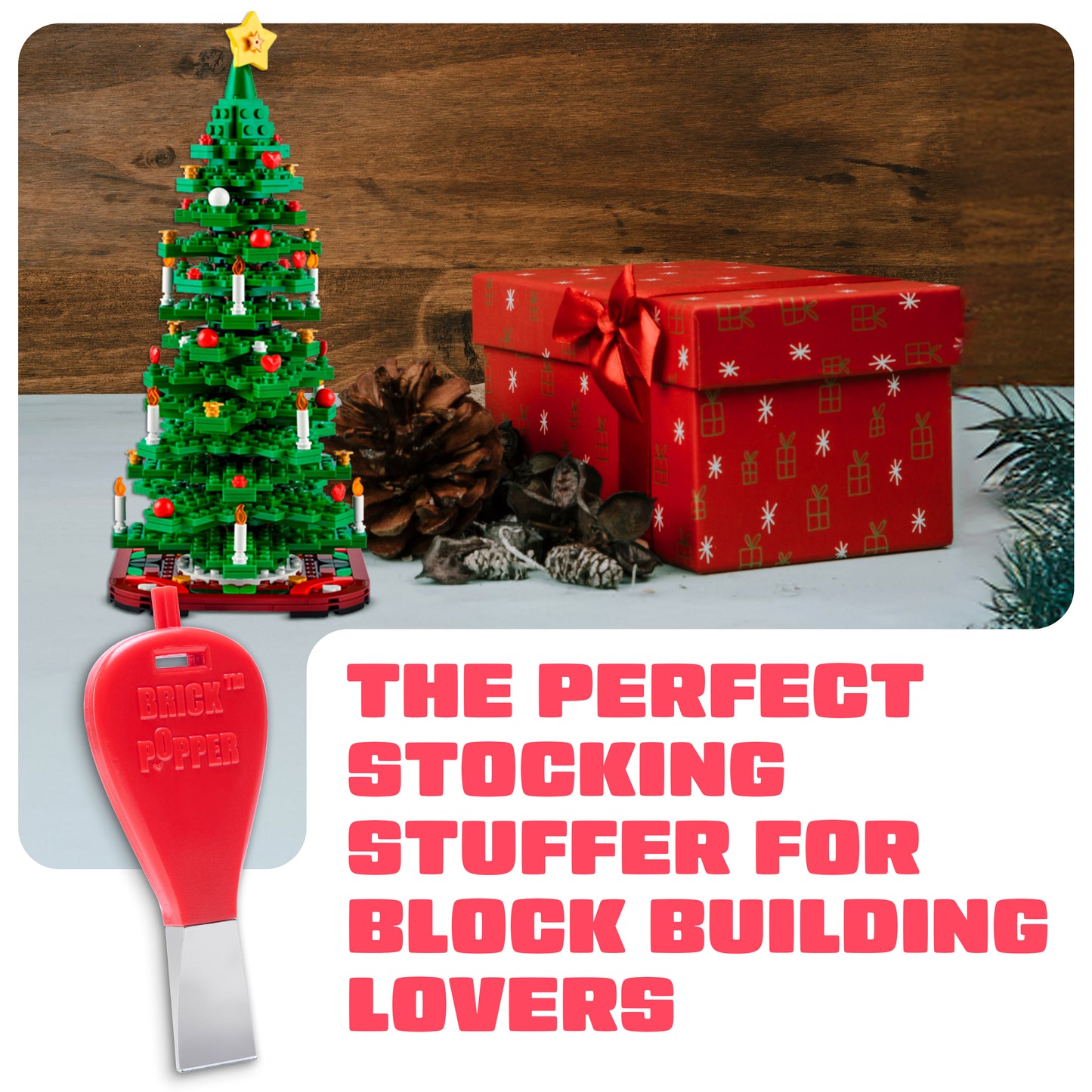Red LEGO Brick Popper Tool